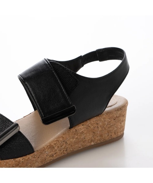 ing（イング）の「ダブルベルトウエッジサンダル?（サンダル・レディース・デザートカモ/ブラック/ストーン・S/M/L）」の20枚目の写真