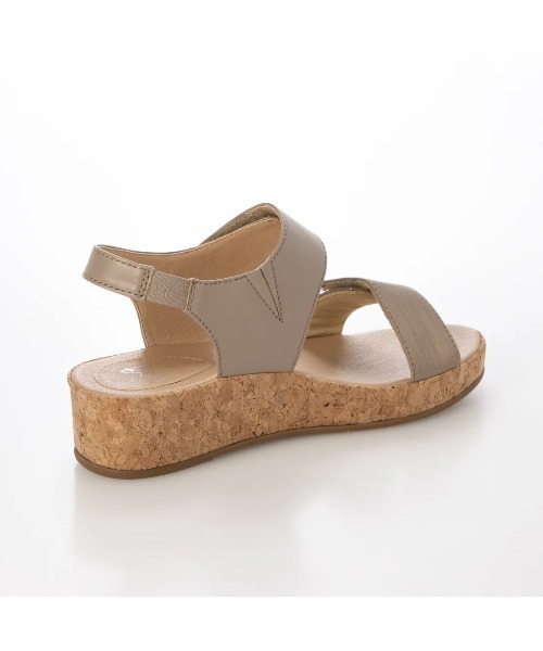 ing（イング）の「ダブルベルトウエッジサンダル?（サンダル・レディース・デザートカモ/ブラック/ストーン・S/M/L）」の11枚目の写真