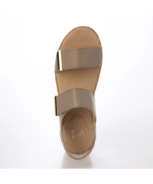 ing（イング）の「ダブルベルトウエッジサンダル?（サンダル・レディース・デザートカモ/ブラック/ストーン・S/M/L）」の12枚目の写真