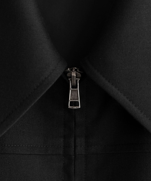 WYM LIDNM（ウィム バイ リドム）の「TECH WOOL GABARDINE ZIP BLOUSON【SET-UP】（ブルゾン・メンズ・ダークグレー/チャコール/ブラック・XS/S/M/L）」の18枚目の写真