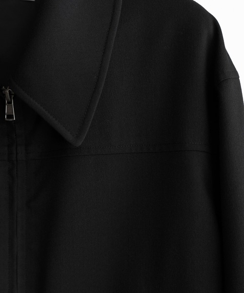 WYM LIDNM（ウィム バイ リドム）の「TECH WOOL GABARDINE ZIP BLOUSON【SET-UP】（ブルゾン・メンズ・ダークグレー/チャコール/ブラック・XS/S/M/L）」の17枚目の写真