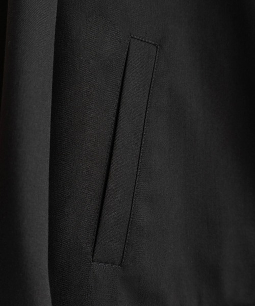 WYM LIDNM（ウィム バイ リドム）の「TECH WOOL GABARDINE ZIP BLOUSON【SET-UP】（ブルゾン・メンズ・ダークグレー/チャコール/ブラック・XS/S/M/L）」の15枚目の写真