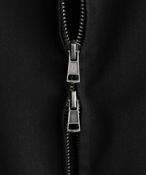 WYM LIDNM（ウィム バイ リドム）の「TECH WOOL GABARDINE ZIP BLOUSON【SET-UP】（ブルゾン・メンズ・ダークグレー/チャコール/ブラック・XS/S/M/L）」の14枚目の写真