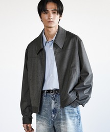 WYM LIDNM（ウィム バイ リドム）の「TECH WOOL GABARDINE ZIP BLOUSON【SET-UP】（ブルゾン）」
