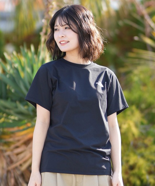 THE NORTH FACE(ザノースフェイス)の「THE NORTH FACE/ザ・ノース・フェイス 半袖 Tシャツ バックプリント 速乾 抗菌防臭 UVカット NTW32685(Tシャツ/カットソー・レディース・ライトブルー/ホワイト/ブラック・L/M/S)」の13枚目の写真