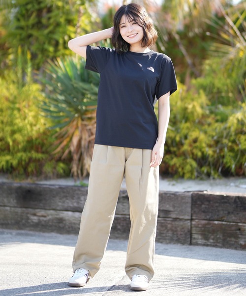 THE NORTH FACE(ザノースフェイス)の「THE NORTH FACE/ザ・ノース・フェイス 半袖 Tシャツ バックプリント 速乾 抗菌防臭 UVカット NTW32685(Tシャツ/カットソー・レディース・ライトブルー/ホワイト/ブラック・L/M/S)」の15枚目の写真