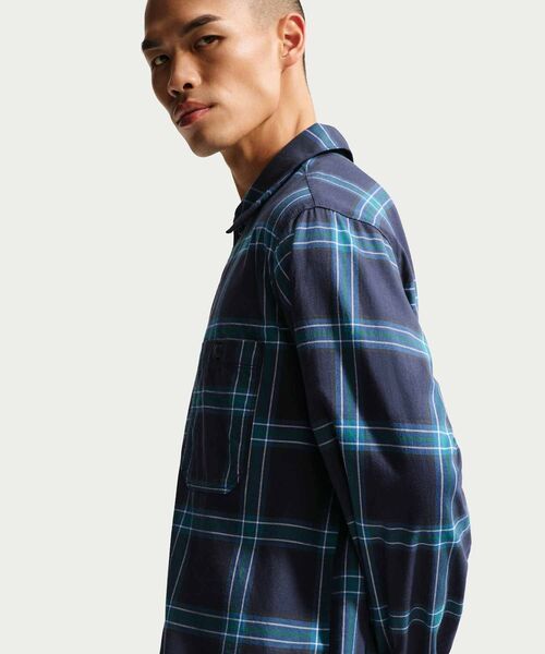 NIKE（ナイキ）の「ナイキ ライフ メンズ ロングスリーブ フランネル