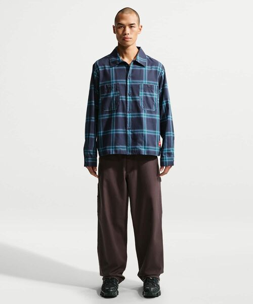 NIKE（ナイキ）の「ナイキ ライフ メンズ ロングスリーブ フランネル