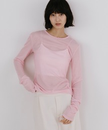 duei | シアーロングスリーブトップス(Tシャツ/カットソー)