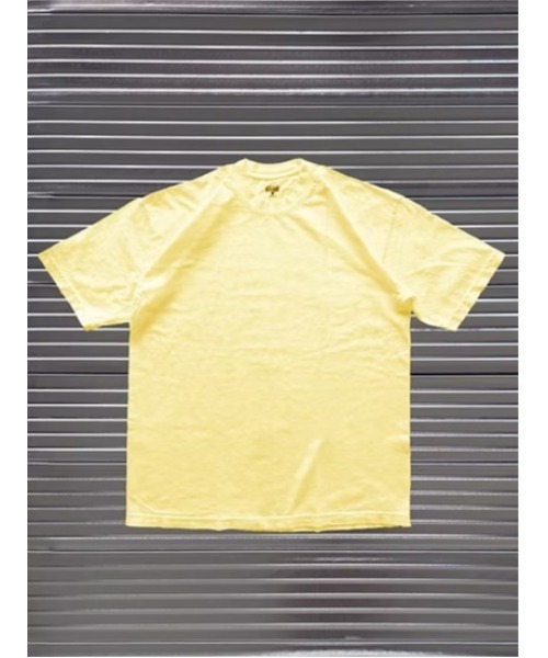 MINE（マイン）の「MINE 2026LIMITED PD COLOR | WHITE LABEL (PD COLOR)（Tシャツ/カットソー・メンズ・ライトイエロー・2/3/4）」の3枚目の写真