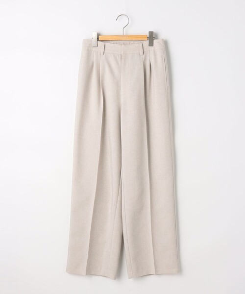 NOLLEY’S Sophi（ノーリーズソフィ）の「NEW morisachi《セットアップ対応》ウォッシャブルスラブオックスタックワイドパンツ（その他パンツ・レディース・アイボリー/ベージュ/ネイビー・34/38/36）」の10枚目の写真