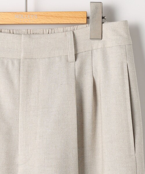 NOLLEY’S Sophi（ノーリーズソフィ）の「NEW morisachi《セットアップ対応》ウォッシャブルスラブオックスタックワイドパンツ（その他パンツ・レディース・アイボリー/ベージュ/ネイビー・34/38/36）」の7枚目の写真