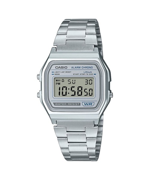CASIO(カシオ)の「CASIO CLASSIC / A158WEA-7JF(デジタル腕時計・メンズ・シルバー×ブルー・FREE)」の1枚目の写真