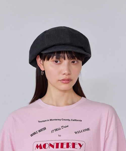 OVERRIDE（オーバーライド）の「OVERRIDE  PIGMENT DAD CASQUETTE SGP / オーバーライド（キャスケット・レディース・ブラック/ライトブルー/グレー・58cm）」の2枚目の写真