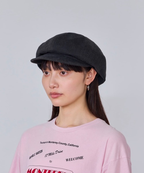 OVERRIDE（オーバーライド）の「OVERRIDE  PIGMENT DAD CASQUETTE SGP / オーバーライド（キャスケット・レディース・ブラック/ライトブルー/グレー・58cm）」の4枚目の写真