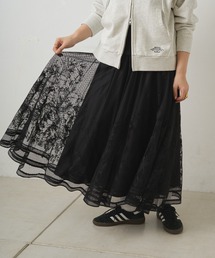 PUAL CE CIN | 成形レーススカート(スカート)