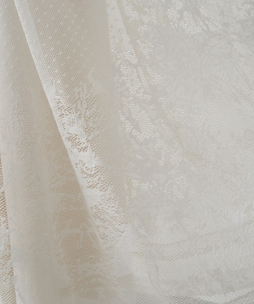 PUAL CE CIN(ピュアルセシン)の「成形レーススカート(スカート・レディース・ブラック/オフホワイト・FREE)」の18枚目の写真