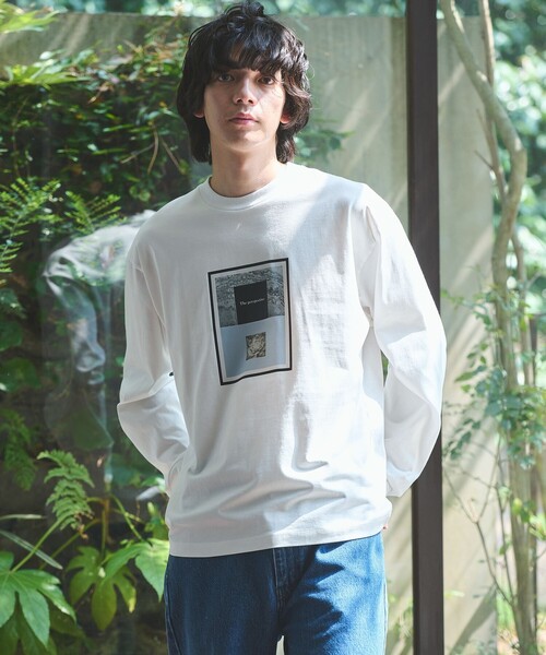 セール】＜Phospho Graphica＞グラフィック ロングスリーブ Tシャツ（T