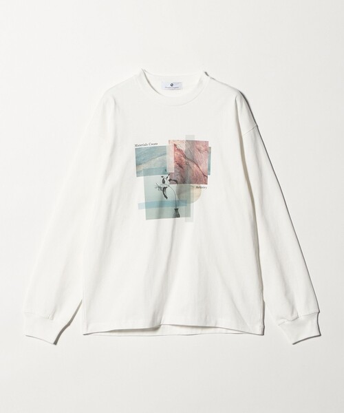 green label relaxing(グリーンレーベルリラクシング)の「<Phospho Graphica>グラフィック ロングスリーブ Tシャツ(Tシャツ/カットソー・メンズ・その他1/その他2/ホワイト・S/M/L)」の14枚目の写真