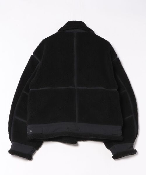 Little sunny bite（リトルサニーバイト）の「【RES】【little sunny bite】AVIREX x little sunny bite Boa jacket（ブルゾン・レディース・ブラック・MEDIUM）」の11枚目の写真