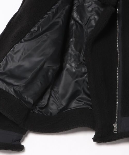 Little sunny bite（リトルサニーバイト）の「【RES】【little sunny bite】AVIREX x little sunny bite Boa jacket（ブルゾン・レディース・ブラック・MEDIUM）」の10枚目の写真