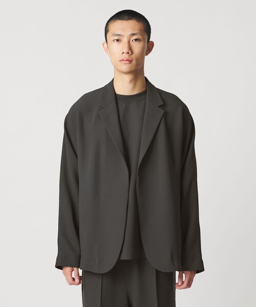 UNITED ARROWS & SONS by DAISUKE OBANA(ユナイテッドアローズアンドサンズバイダイスケオバナ)の「<D.O UNITED ARROWS BY DAISUKE OBANA>ESEENS Ⅰ D/SL JACKET 26SS/ジャケット(テーラードジャケット・メンズ・ネイビー/ブラック/ダークグレー・M/S/L/XL)」の7枚目の写真
