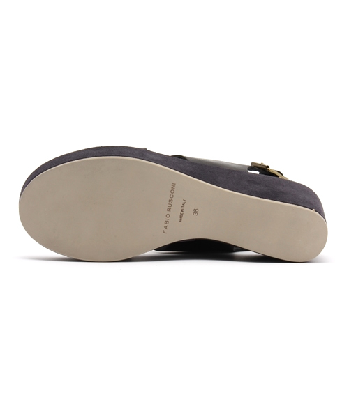 FABIO RUSCONI（ファビオルスコーニ）の「FABIO RUSCONI サンダル（サンダル・レディース・カーキ/ブラック・37/38/36/35）」の6枚目の写真