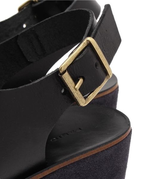 FABIO RUSCONI（ファビオルスコーニ）の「FABIO RUSCONI サンダル（サンダル・レディース・カーキ/ブラック・37/38/36/35）」の9枚目の写真