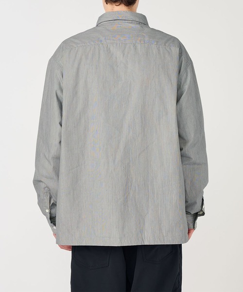 nanamica(ナナミカ)の「【nanamica / ナナミカ】Insulation Shirt Jacket(シャツ/ブラウス・メンズ・ベージュ/ネイビー・S/M)」の6枚目の写真
