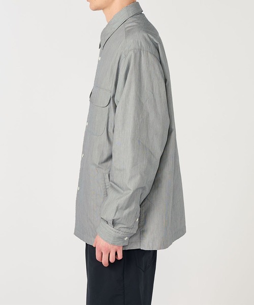 nanamica(ナナミカ)の「【nanamica / ナナミカ】Insulation Shirt Jacket(シャツ/ブラウス・メンズ・ベージュ/ネイビー・S/M)」の5枚目の写真