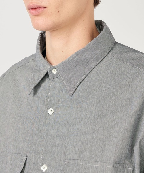 nanamica(ナナミカ)の「【nanamica / ナナミカ】Insulation Shirt Jacket(シャツ/ブラウス・メンズ・ベージュ/ネイビー・S/M)」の7枚目の写真