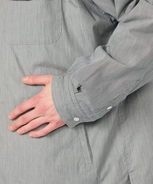 nanamica(ナナミカ)の「【nanamica / ナナミカ】Insulation Shirt Jacket(シャツ/ブラウス・メンズ・ベージュ/ネイビー・S/M)」の8枚目の写真