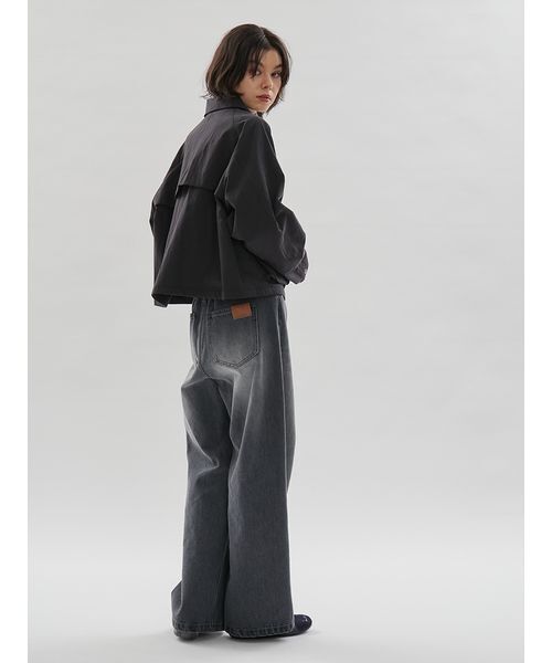 emmi（エミ）の「ショートハンティングジャケット（テーラードジャケット・レディース・ブラック/アイボリー・F）」の16枚目の写真