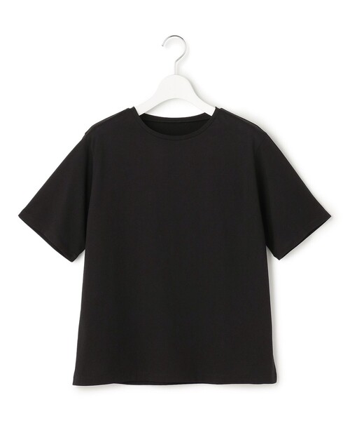 23区 S(ニジュウサンクチイサイサイズ)の「シアーコンフォート クルーネック Tシャツ(Tシャツ/カットソー・レディース・スカイブルー系/ブラック系/黄土色系/ホワイト系・32)」の10枚目の写真