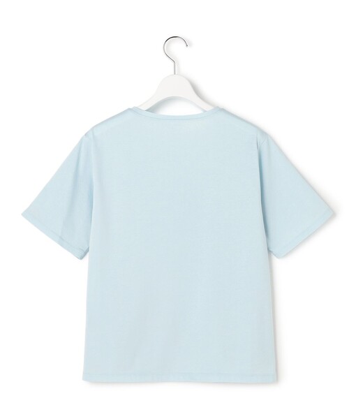 23区 S(ニジュウサンクチイサイサイズ)の「シアーコンフォート クルーネック Tシャツ(Tシャツ/カットソー・レディース・スカイブルー系/ブラック系/黄土色系/ホワイト系・32)」の13枚目の写真