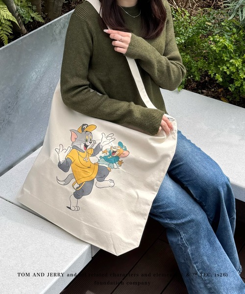 KOYA.(コヤ)の「【Tom&Jerry/トムとジェリー】2wayキャンバストート/ショルダーバッグ(トートバッグ・メンズ・A/B/C/D・FREE)」の14枚目の写真