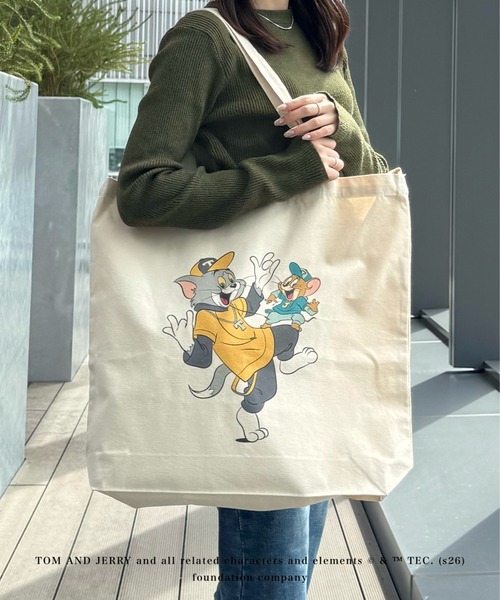 KOYA.(コヤ)の「【Tom&Jerry/トムとジェリー】2wayキャンバストート/ショルダーバッグ(トートバッグ・メンズ・A/B/C/D・FREE)」の12枚目の写真