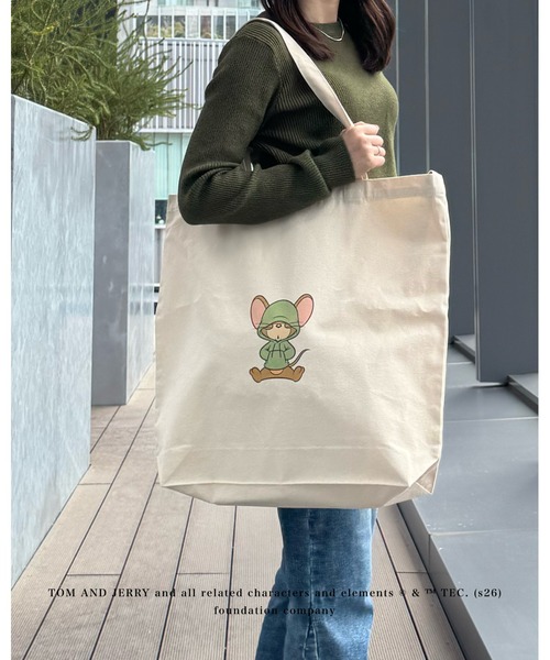 KOYA.(コヤ)の「【Tom&Jerry/トムとジェリー】2wayキャンバストート/ショルダーバッグ(トートバッグ・メンズ・A/B/C/D・FREE)」の9枚目の写真