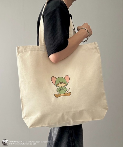 KOYA.(コヤ)の「【Tom&Jerry/トムとジェリー】2wayキャンバストート/ショルダーバッグ(トートバッグ・メンズ・A/B/C/D・FREE)」の16枚目の写真