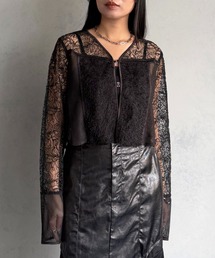 &g'aime | 【&g'aime 】レース&フリンジボレロ Lace & Fringe Bolero(カーディガン/ボレロ)