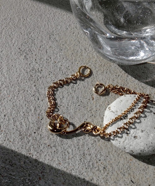 Soierie（ソワリー）の「バーチャル ブレスレット /  Virtual bracelet（ブレスレット・レディース・ゴールド/シルバー×ゴールド/シルバー・FREE）」の3枚目の写真