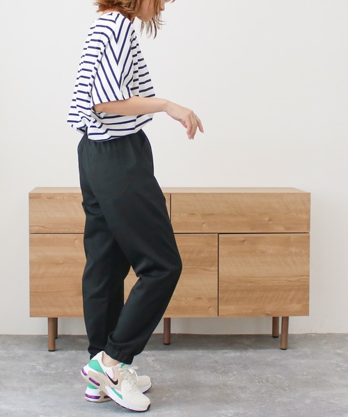 Social GIRL(ソーシャルガール)の「/Social GIRL/ジョガーパンツ テーパードパンツ イージーパンツ(その他パンツ・レディース・ライトブルー/ベージュ/ピンク・L/S/LL/M)」の21枚目の写真