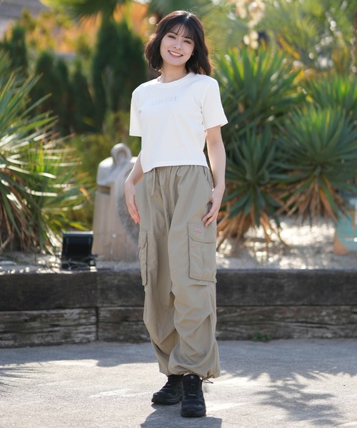 NEW ERA（ニューエラ）の「NEW ERA/ニューエラ レディース 半袖 ショート丈 Tシャツ WS SS MINI THINESTONE（Tシャツ/カットソー・レディース・ホワイト/ブラック・M/S）」の6枚目の写真