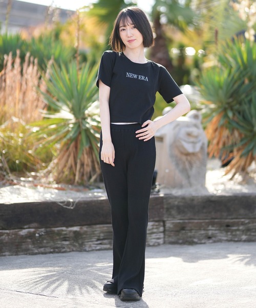 NEW ERA（ニューエラ）の「NEW ERA/ニューエラ レディース 半袖 ショート丈 Tシャツ WS SS MINI THINESTONE（Tシャツ/カットソー・レディース・ホワイト/ブラック・M/S）」の12枚目の写真