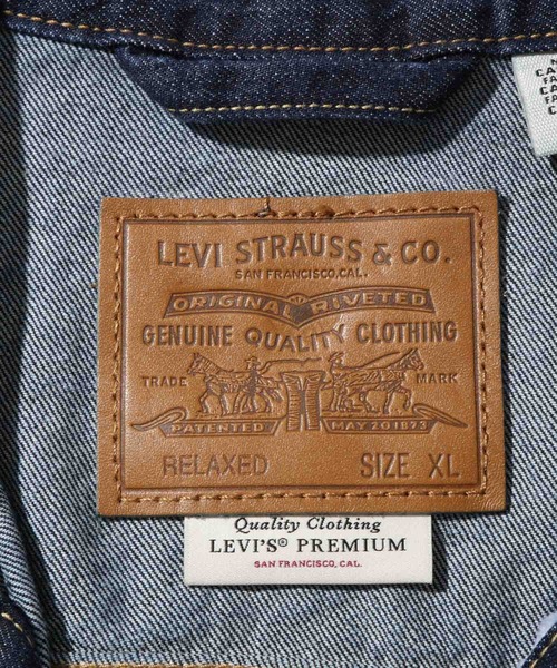 Levi's（リーバイス）の「Levi’s TRUCKER JACKET トラッカージャケット リラックスフィット（デニムジャケット・メンズ・ダークインディゴブルー・S/M/L/XL）」の8枚目の写真