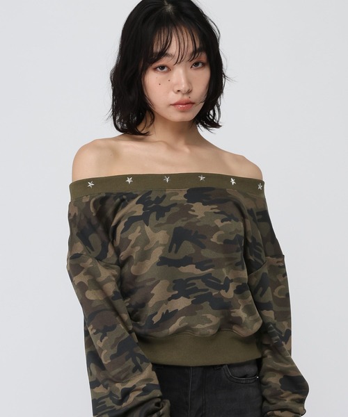 3.3 Field Trip （3.3フィールドトリップ）の「3.3 Field Trip／カモフラ クロップドプルオーバー（スウェット・レディース・その他2/その他1・FREE）」の11枚目の写真