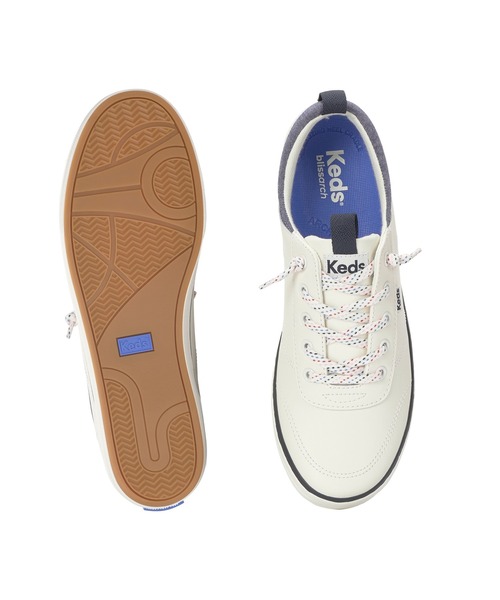 Keds(ケッズ)の「Keds ケッズ センター スリー スリップオン ノーティカル オフホワイト(スニーカー・レディース・オフホワイト・22.5cm/23.0cm/23.5cm/24.0cm/24.5cm/25.0cm)」の9枚目の写真