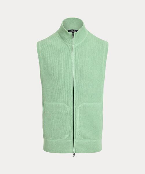 POLO GOLF(ポロ ゴルフ)の「パフォーマンス フルジップ セーター ベスト(ベスト・メンズ・グリーン系4・L/M/S/XS)」の2枚目の写真