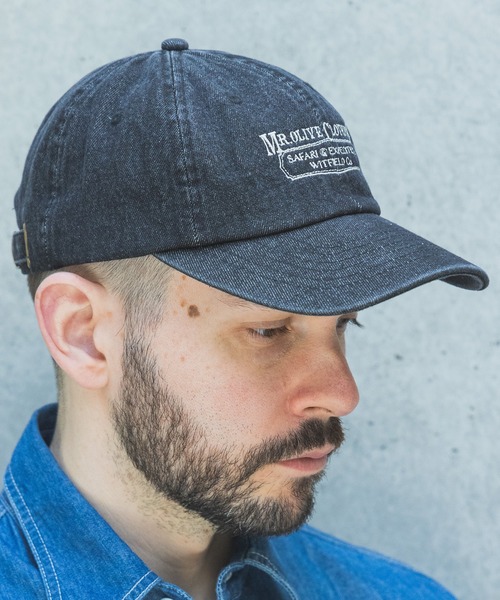 MR.OLIVE(ミスターオリーブ)の「SAFARI & EXPEDUTION/ EMBROIDERY CAP / M262104(キャップ・メンズ・ブルー/グリーン/ブラック・FREE)」の1枚目の写真