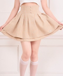 LAFARY（ラファリー）の「ギンガムツイードスカパン（スカート）」